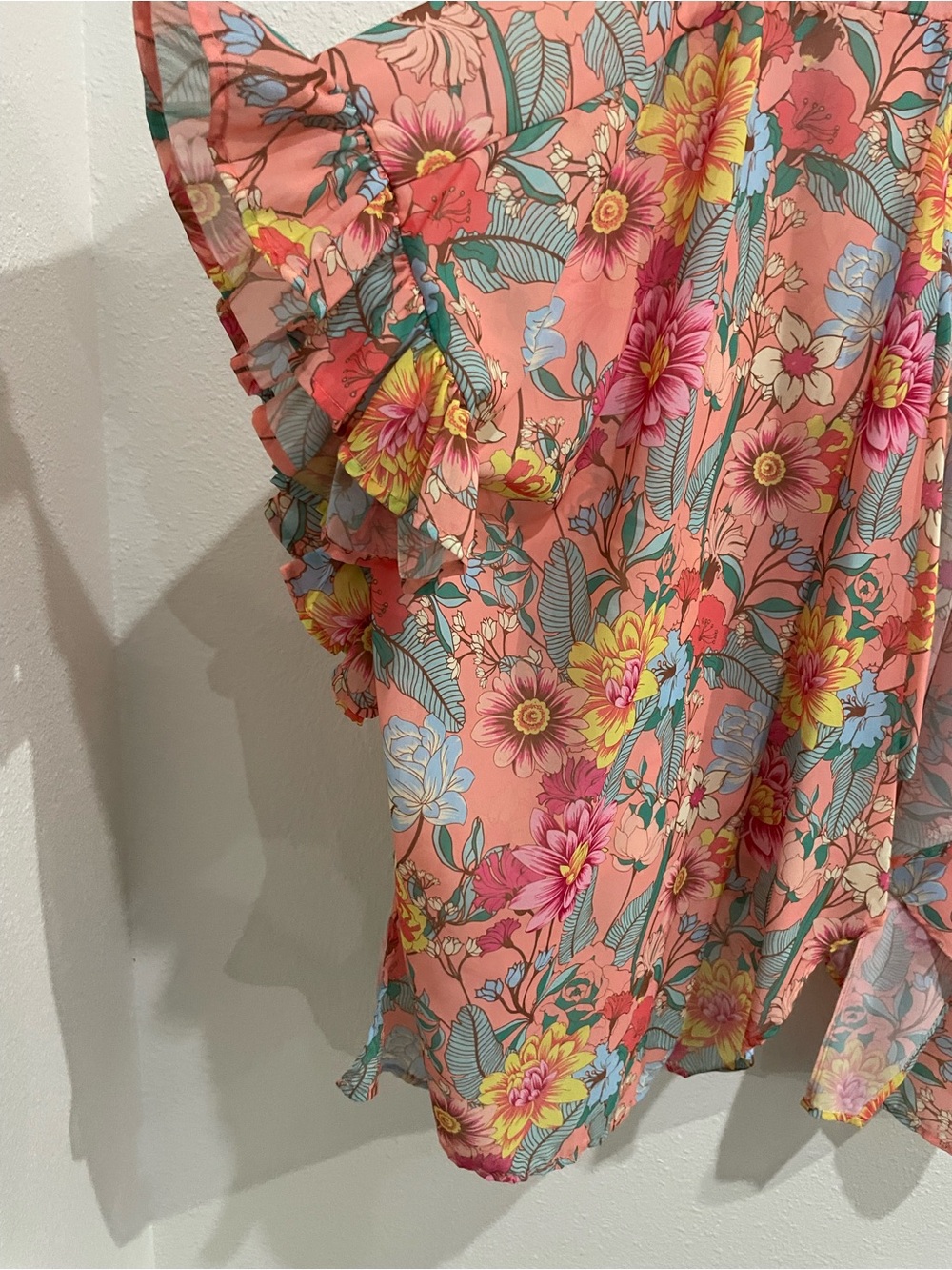 Umgee Floral Kimono Style Cardigan Boho Colorful Lightweight - Picture 2 of 7